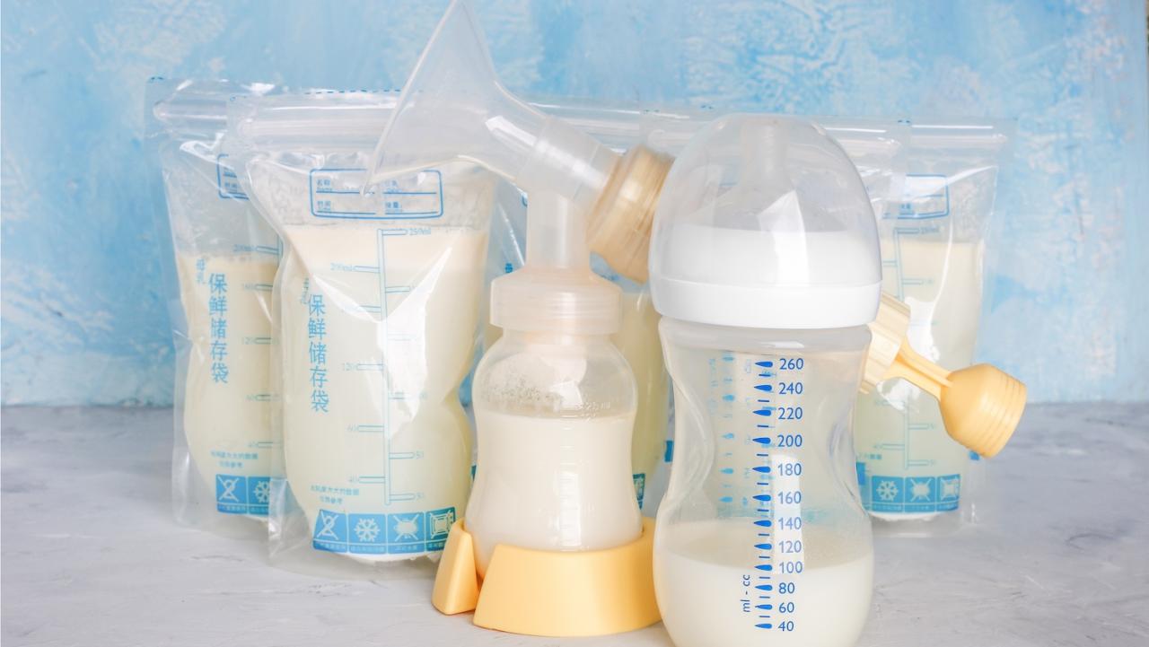 Almacenamiento de leche materna